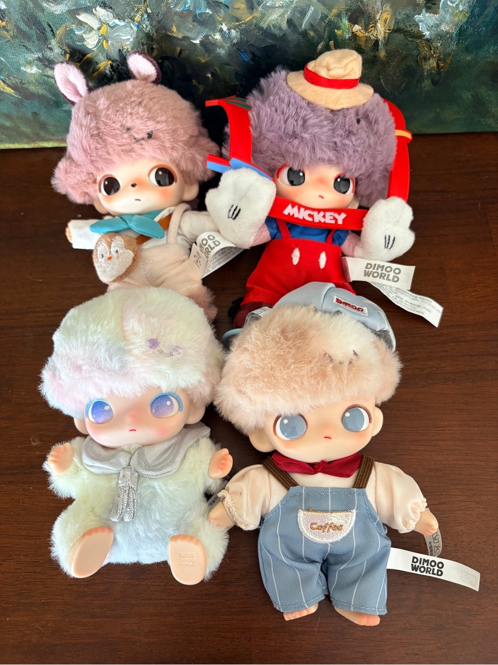 Plush Doll - Set of 4
